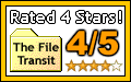 Awarded 4/5 Stars On The File Transit