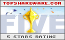 5 stars at Topshareware.com